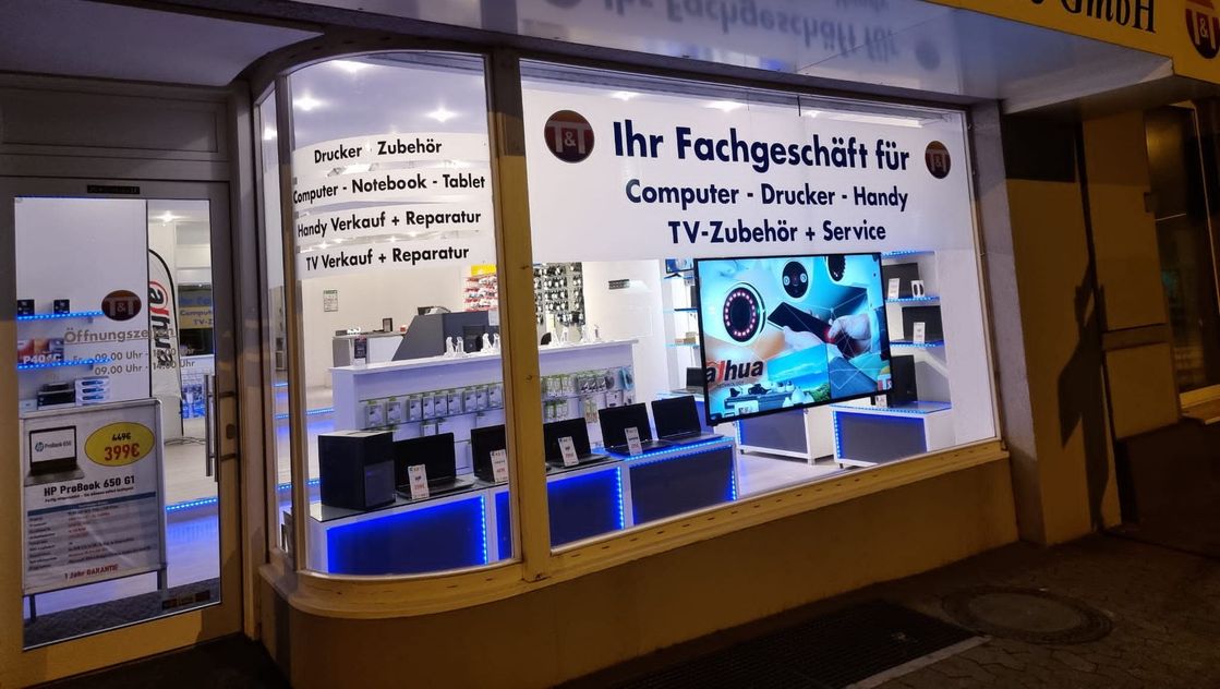 Foto Innenansicht Elektroladen